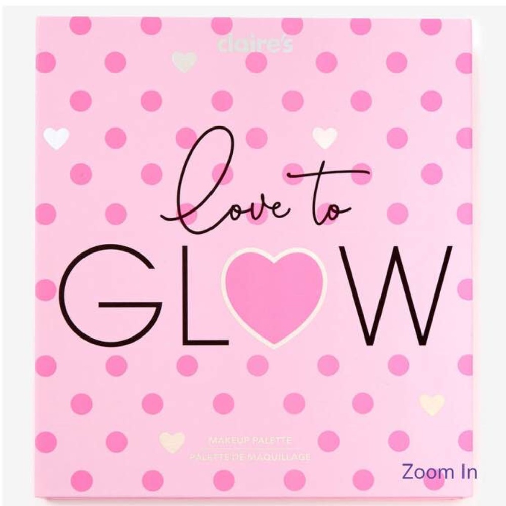 Claires Girls makeup palette Love to Glow 50 Piece Makeup Set - Picture 2 of 10